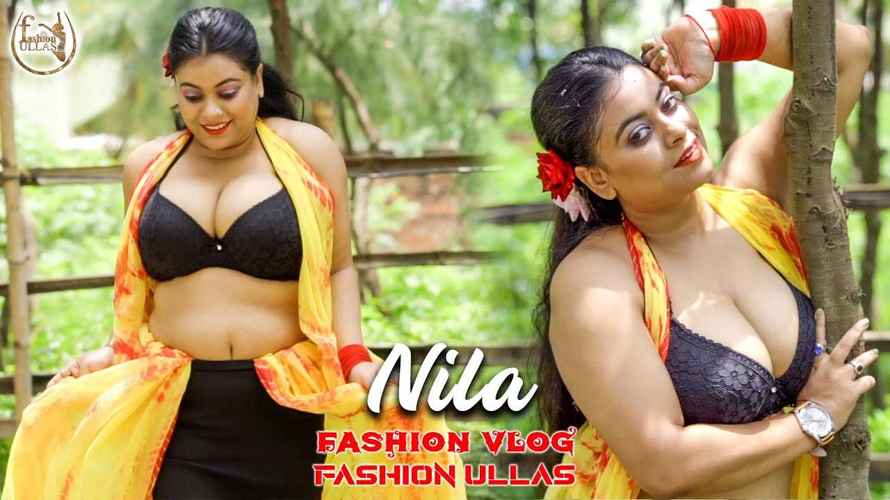 Nila Indo Western Saree Fashion Ullas 2021 Hot Fashion Video
